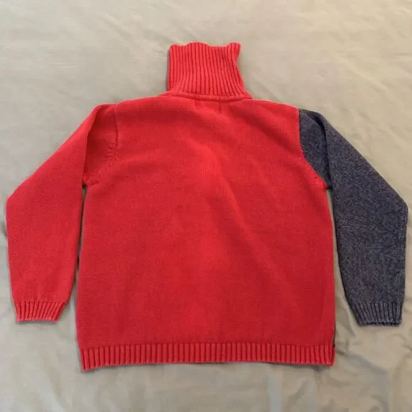 Tiara International Sweater Womens Small Red Blue Zip‎ Patriotic Stars Stripes - Picture 5 of 6